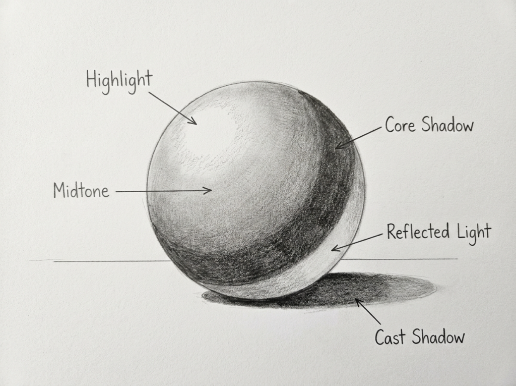 Sphere Shading Anatomy